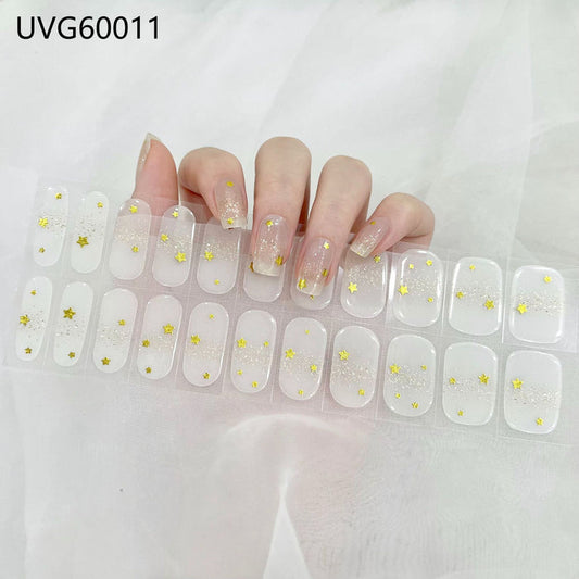 UV gel nail sticker semi-cured UVG60011
