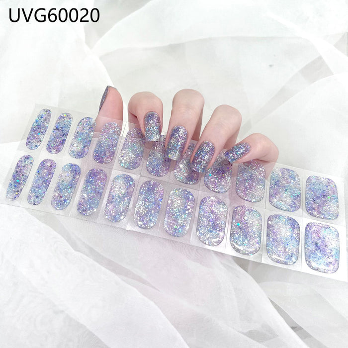 UV gel nail sticker semi-cured UVG60020