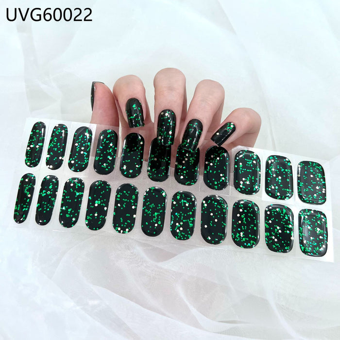 UV gel nail sticker semi-cured UVG60022