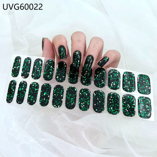 UV gel nail sticker semi-cured UVG60022