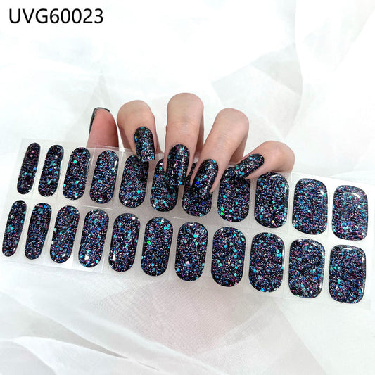 UV gel nail sticker semi-cured UVG60023