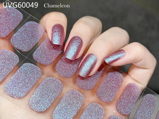 UV gel nail sticker semi-cured UVG60049