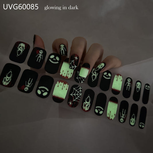 UV gel nail sticker semi-cured UVG60085
