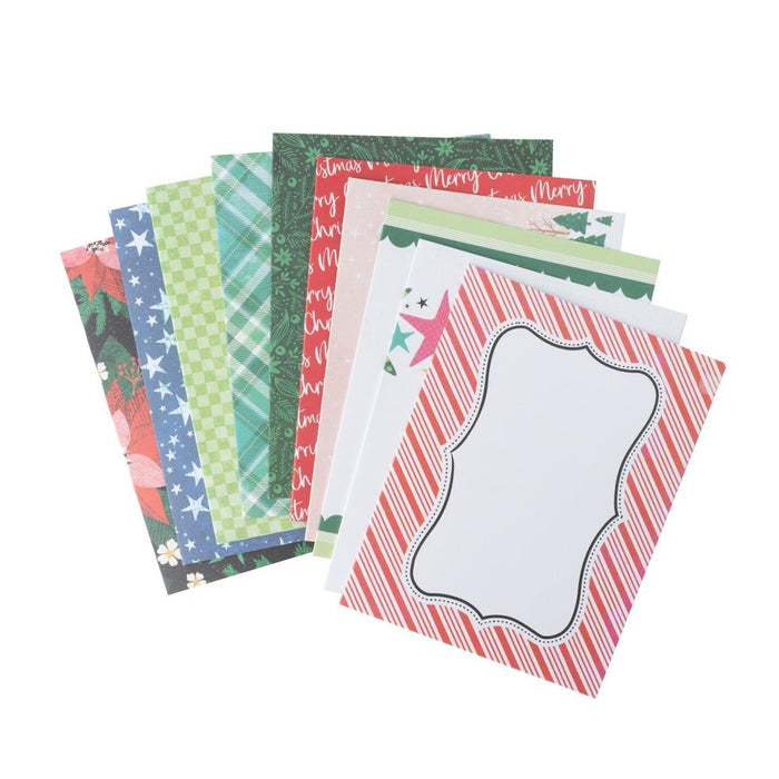 American Crafts - A2 Cards W/Envelopes (4.375"X5.75") - 40/Box - Vicki Boutin - Peppermint Kisses. Available at Embellish Away located in Bowmanville Ontario Canada.