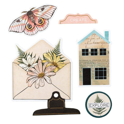 Vicki Boutin - Mixed Media Ephemera Cardstock Die-Cuts - Nature. Immerse yourself in the Vicki Boutin Mixed Media Collection, where creativity knows no bounds. Available at Embellish Away located in Bowmanville Ontario Canada.