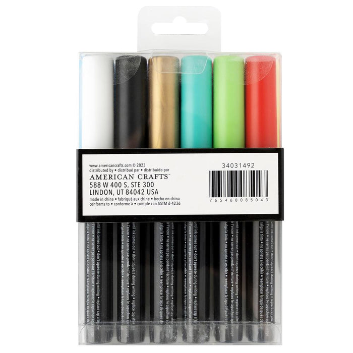 Vicki Boutin - Mixed Media Paint Markers - 12/Pkg. Immerse High-quality acrylic paints, watercolors, and metallic texture pastes to versatile ink pads and intricate stencils. Available at Embellish Away located in Bowmanville Ontario Canada.