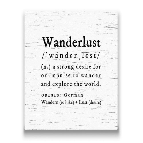 Wanderlust - Canvas Wall Art Conquest Maps LLC