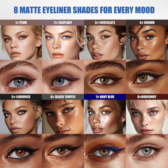 Waterproof 24H Gel Eyeliner Pencil – Longwear & Smudge-Resistant Eye Liner