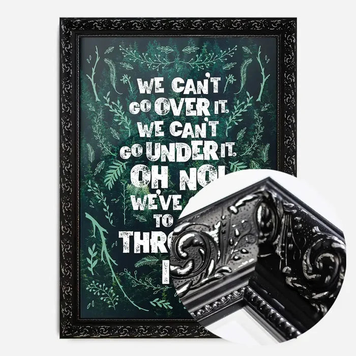 21x30cm | 8¼ x 11¾in / Black Ornate Frame