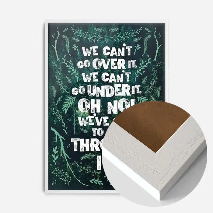 21x30cm | 8¼ x 11¾in / White Wood Frame