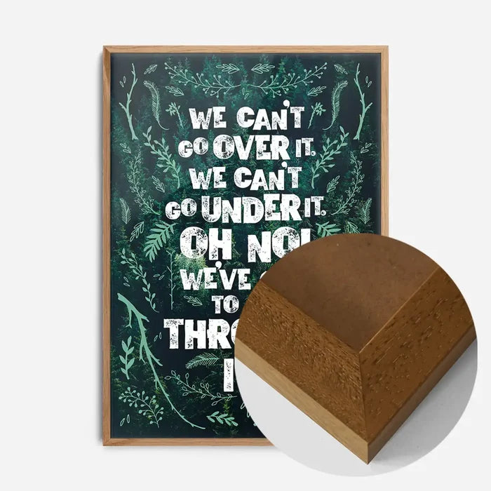 21x30cm | 8¼ x 11¾in / Oak Wood Frame