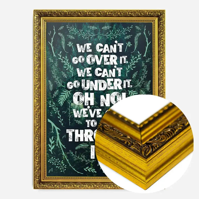 21x30cm | 8¼ x 11¾in / Gold Ornate Frame