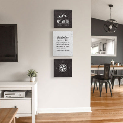 We Must Take Adventures - Canvas Wall Art Conquest Maps LLC
