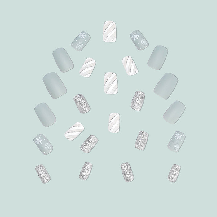 White Snowflake（Press on nail）