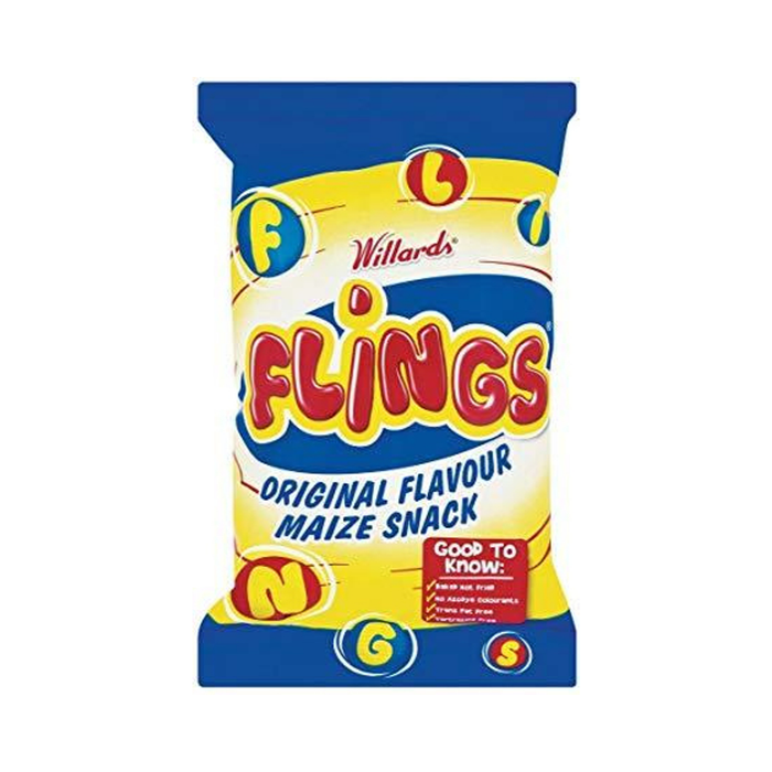 Willards Flings Original (150g) | Food, South African | USA's #1 Source for South African Foods - AubergineFoods.com