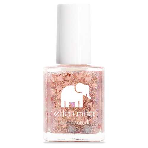 Wings of Dawn bronze butterfly glitter nail polish bottle – ella+mila Enchanted