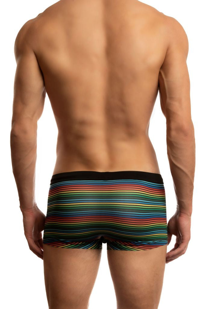 Jack Adams World Pride Bali Cut Swim Trunk in rainbow - premium,  fashionable and fun swimsuits, swim briefs, swim trunks and swim bikinis