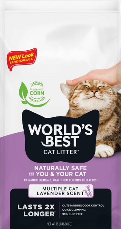 World's Best Cat Litter Lavender Scented Formula