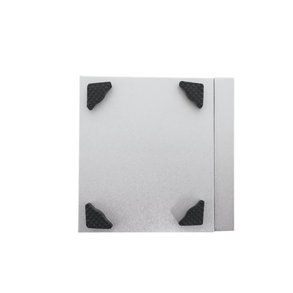 XY Microscope Gliding Stage, Silver, Small 105x105mm