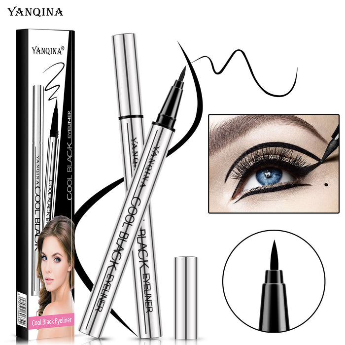 YANQINA Ultra-Fine Black Liquid Eyeliner – Waterproof, Quick-Dry & Smudge-Resistant