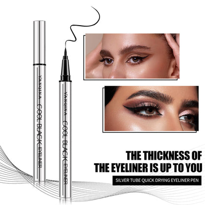YANQINA Ultra-Fine Black Liquid Eyeliner – Waterproof, Quick-Dry & Smudge-Resistant