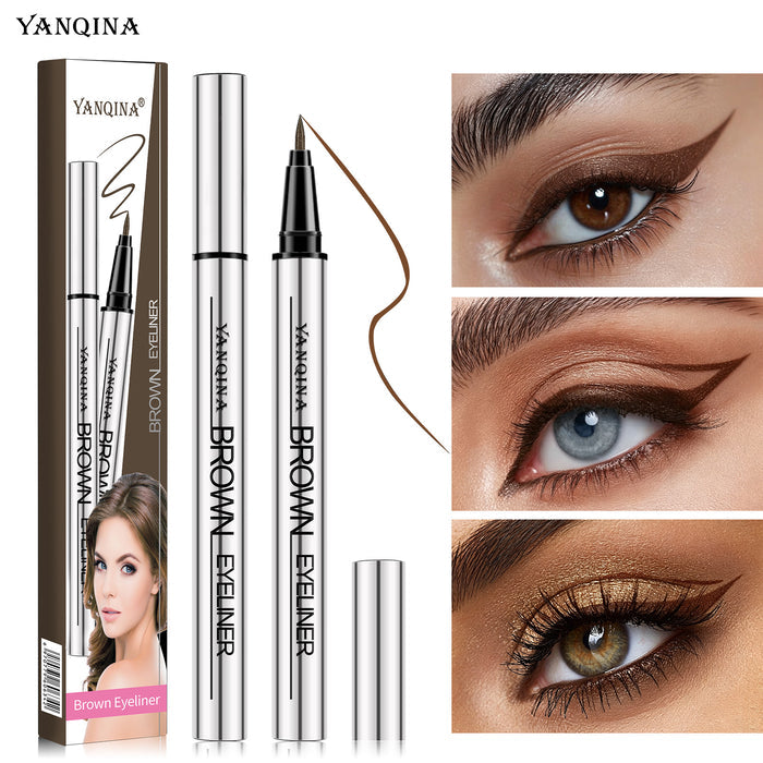 YANQINA Ultra-Fine Black Liquid Eyeliner – Waterproof, Quick-Dry & Smudge-Resistant