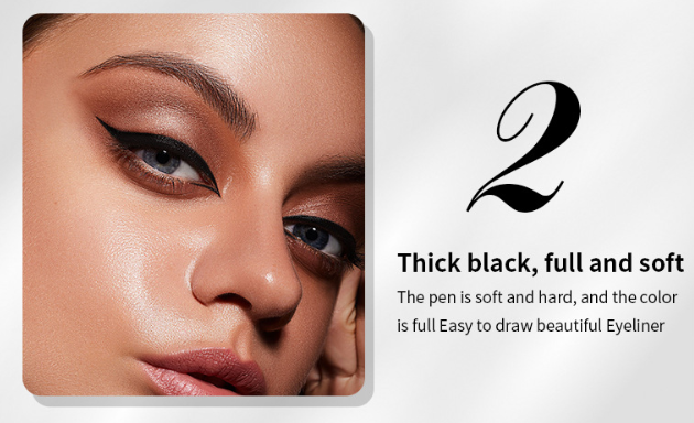 YANQINA Ultra-Fine Black Liquid Eyeliner – Waterproof, Quick-Dry & Smudge-Resistant