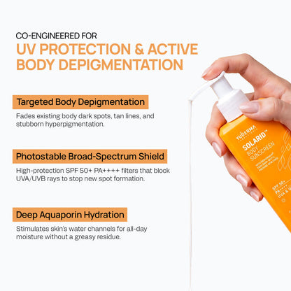 Yuderma Solarid Body Suncscreen SPF 50+ PA++++ UVA & UVB