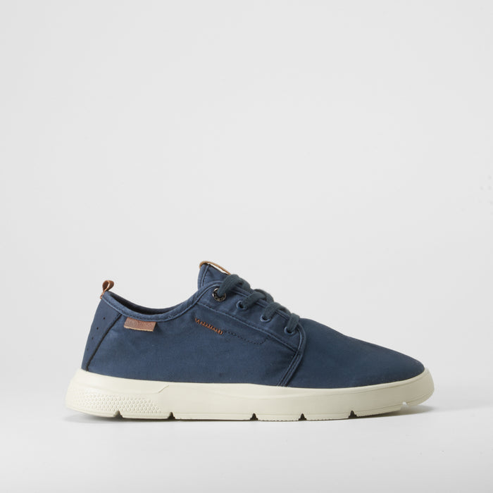 Zapatilla lona blucher azul COMFEET