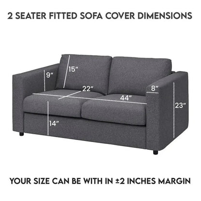 Zebra Velvet Copper Brown Sofa Cover
