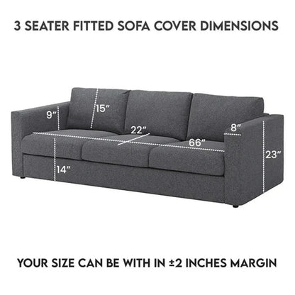 Zebra Velvet Grey Sofa Cover