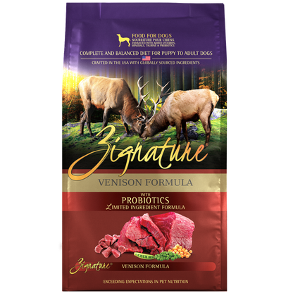 Zignature Venison Formula Dog Food
