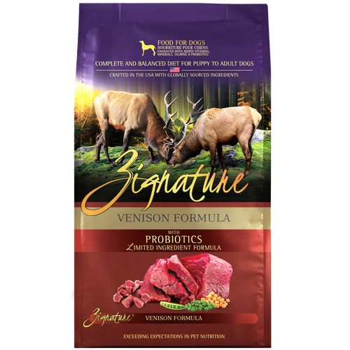 Zignature Venison Formula Dog Food